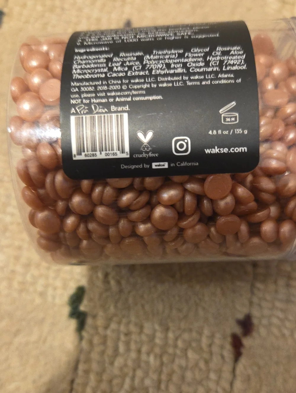 Cocoa Brown Waxing Beans for Hair Removal